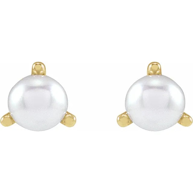Teensy Pearl Studs