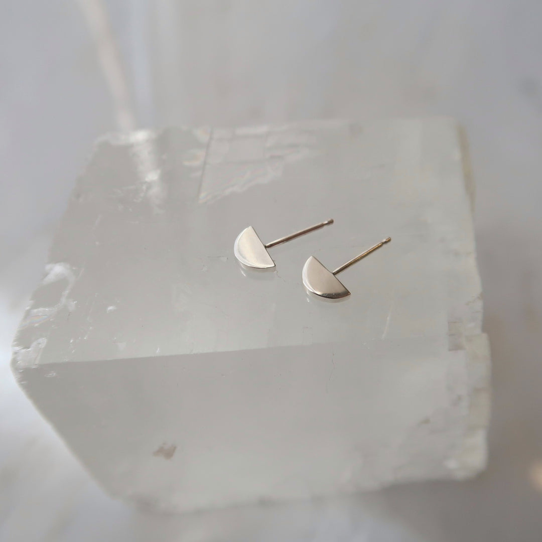 Dimensional Studs in Sterling Silver