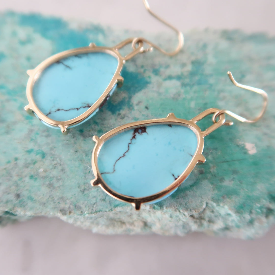 Golden Hills Turquoise Earrings No. 1