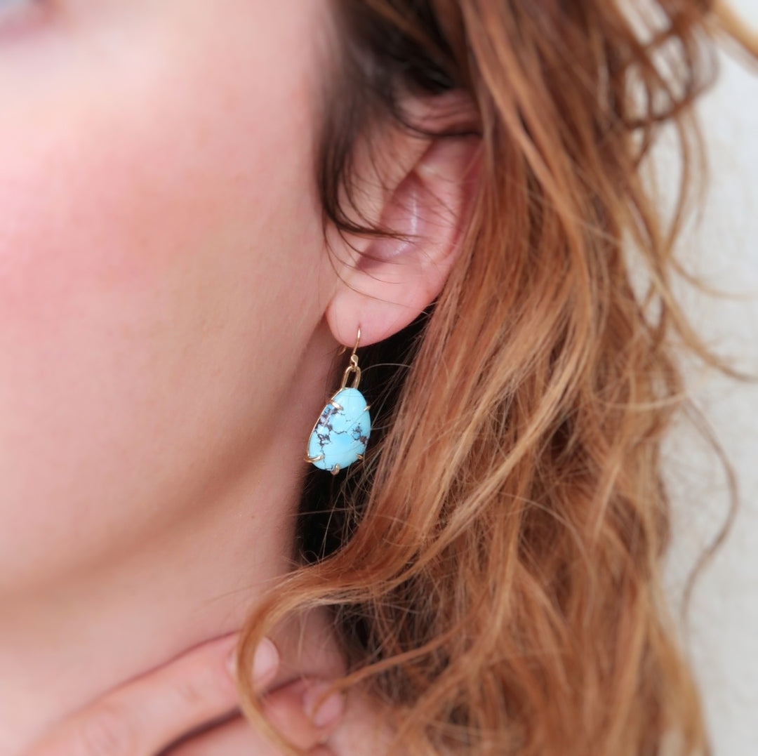 Golden Hills Turquoise Earrings No. 1