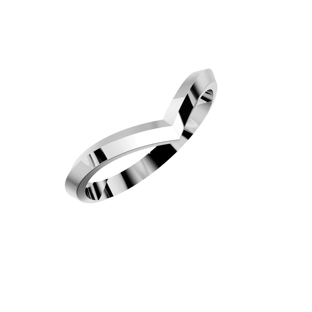 Special Listing for Bre S. ~ V Wedding Band