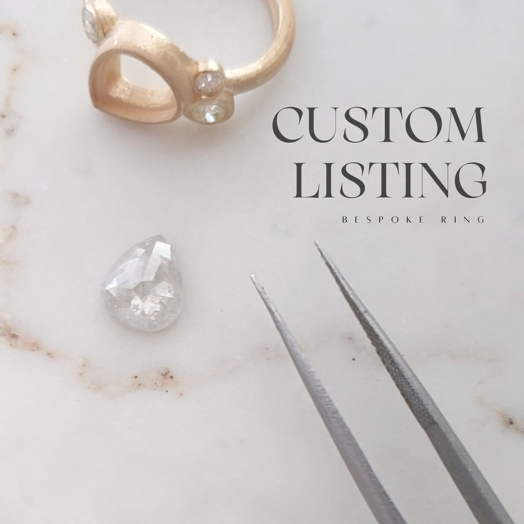 Special Listing for Danny ~ 50% for Custom Wedding Rings