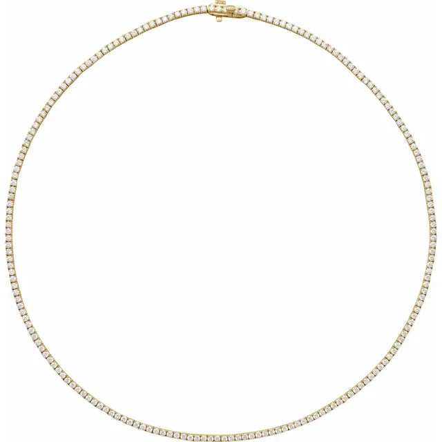 Petite Diamond Line Necklace