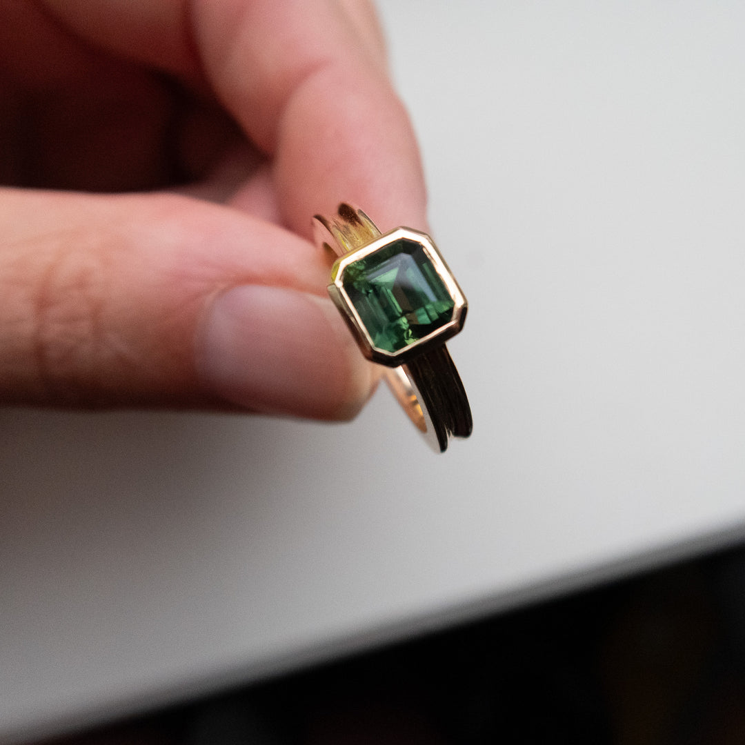 Viridian Channel Ring