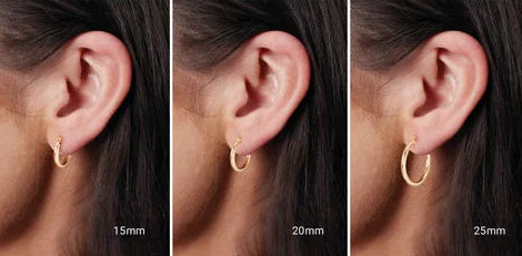 Small Chubby Hoops 14K Gold