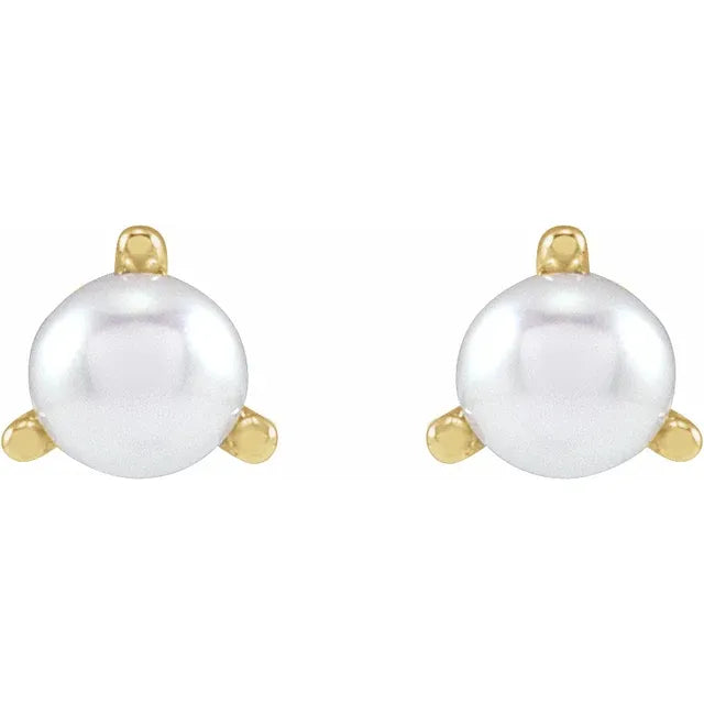 Teensy Pearl Studs