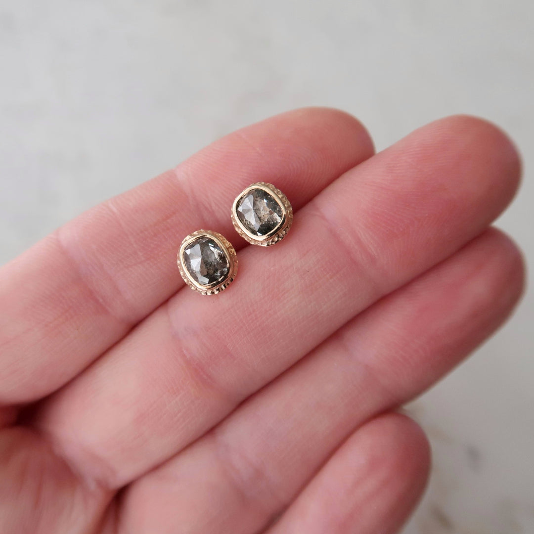 1.25 Ct Cushion Diamond Studs