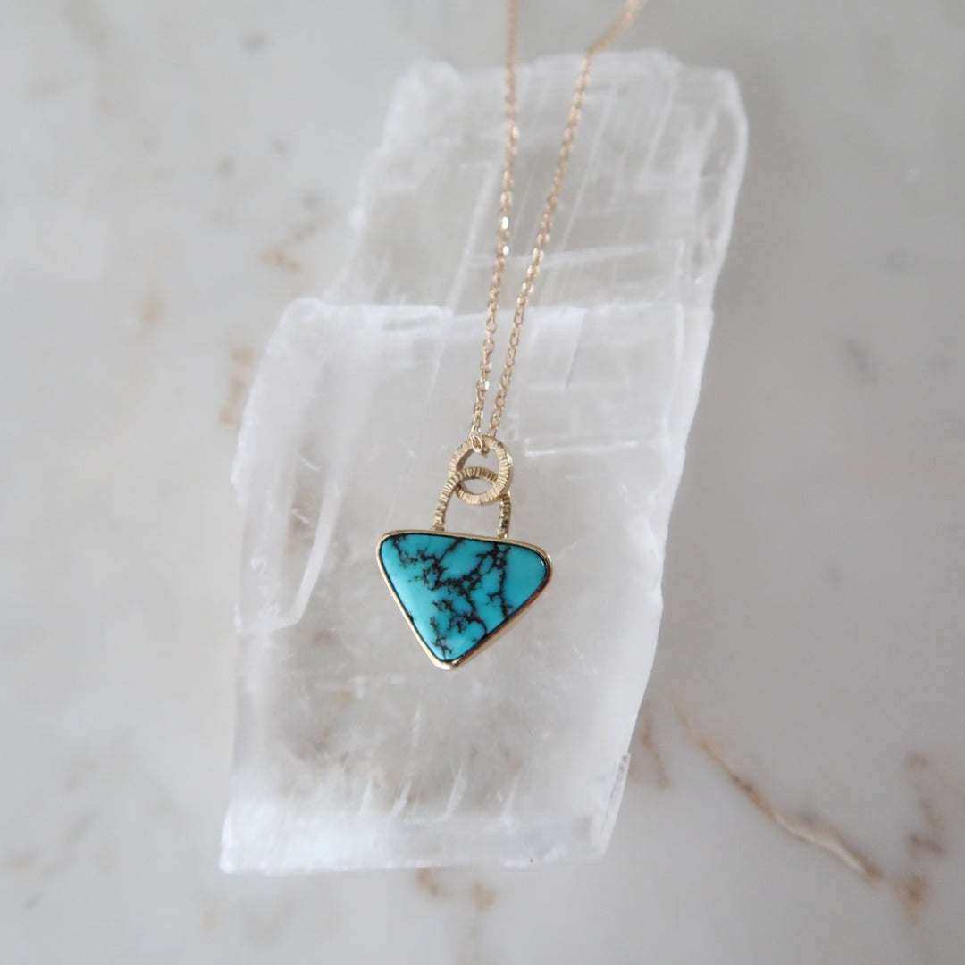 Petite Kingman Turquoise Necklace