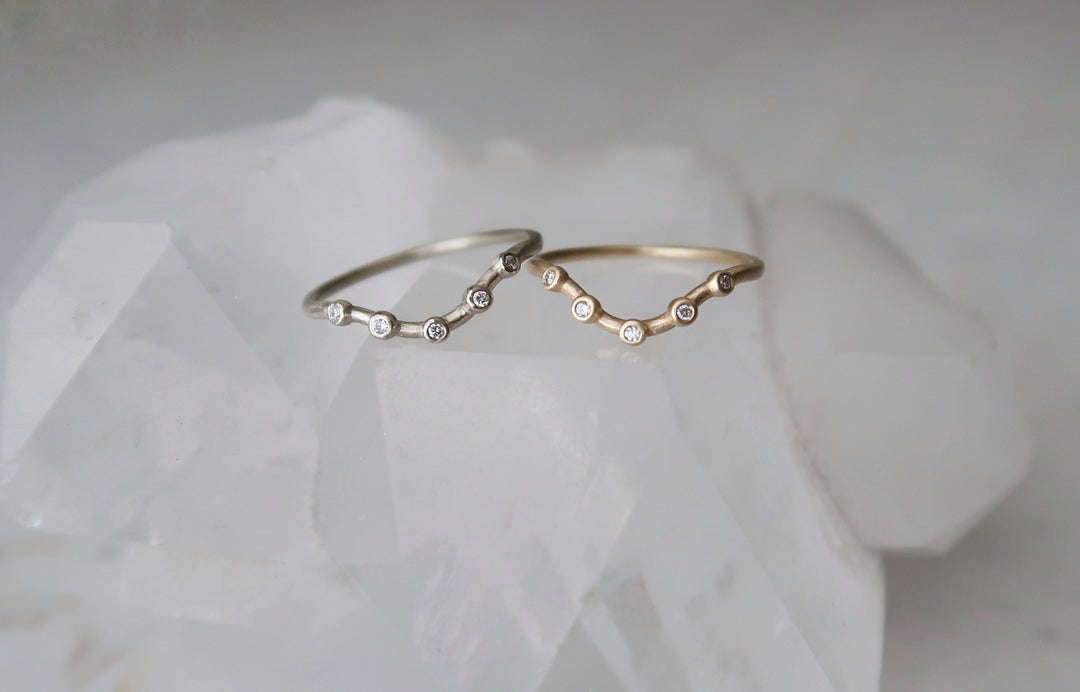 Arch Ring | 14K White Gold