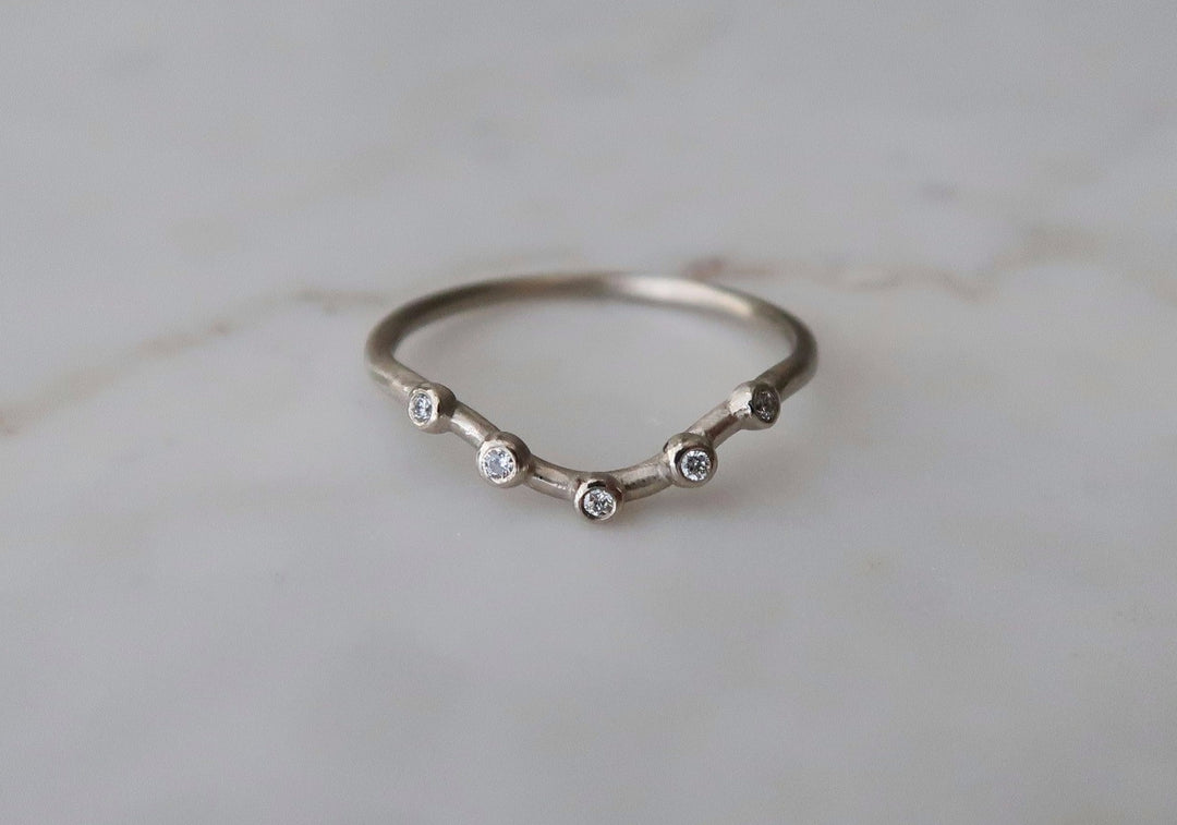 Arch Ring | 14K White Gold