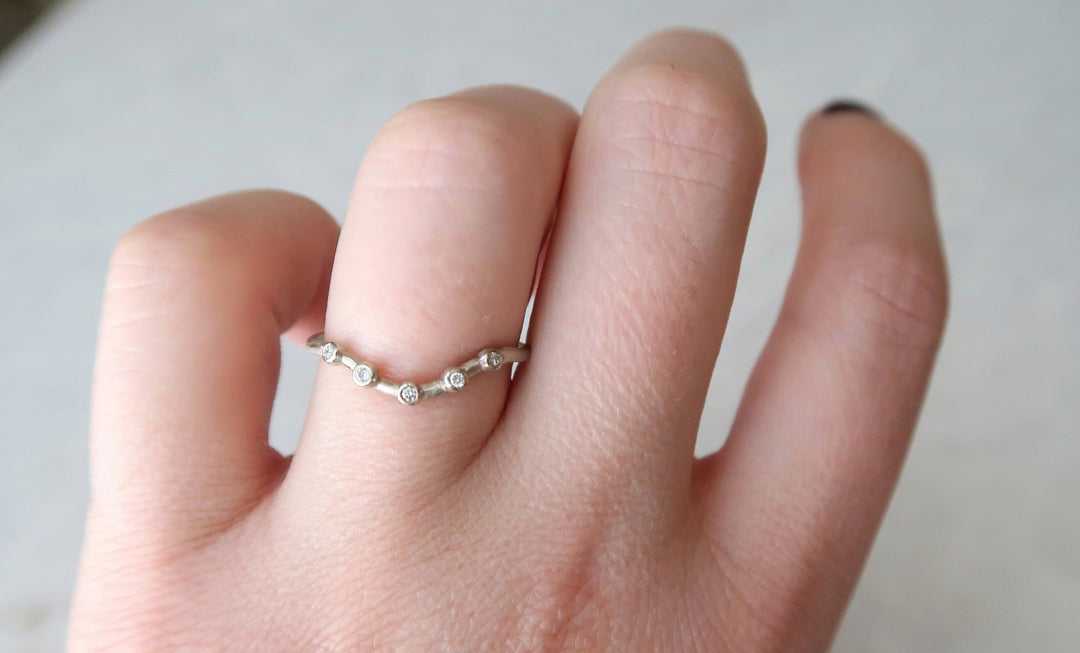 Arch Ring | 14K White Gold