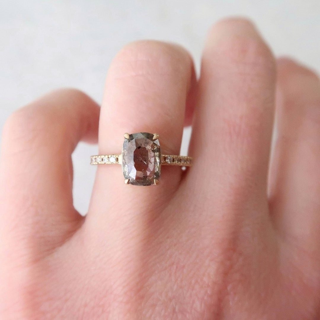 Final 50% Payment for ~ 1.61 CT Cushion w/ Pavé Band