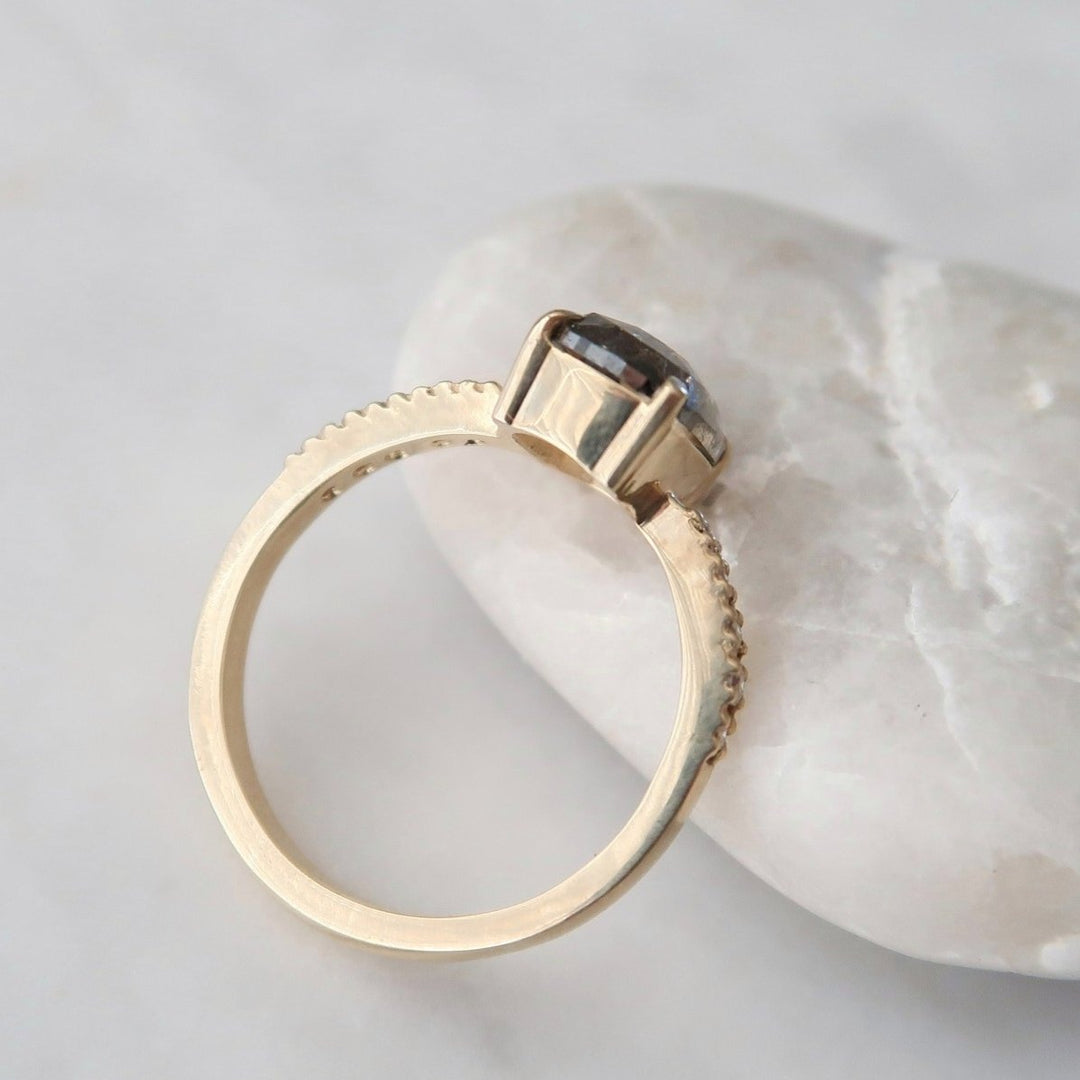 Final 50% Payment for ~ 1.61 CT Cushion w/ Pavé Band