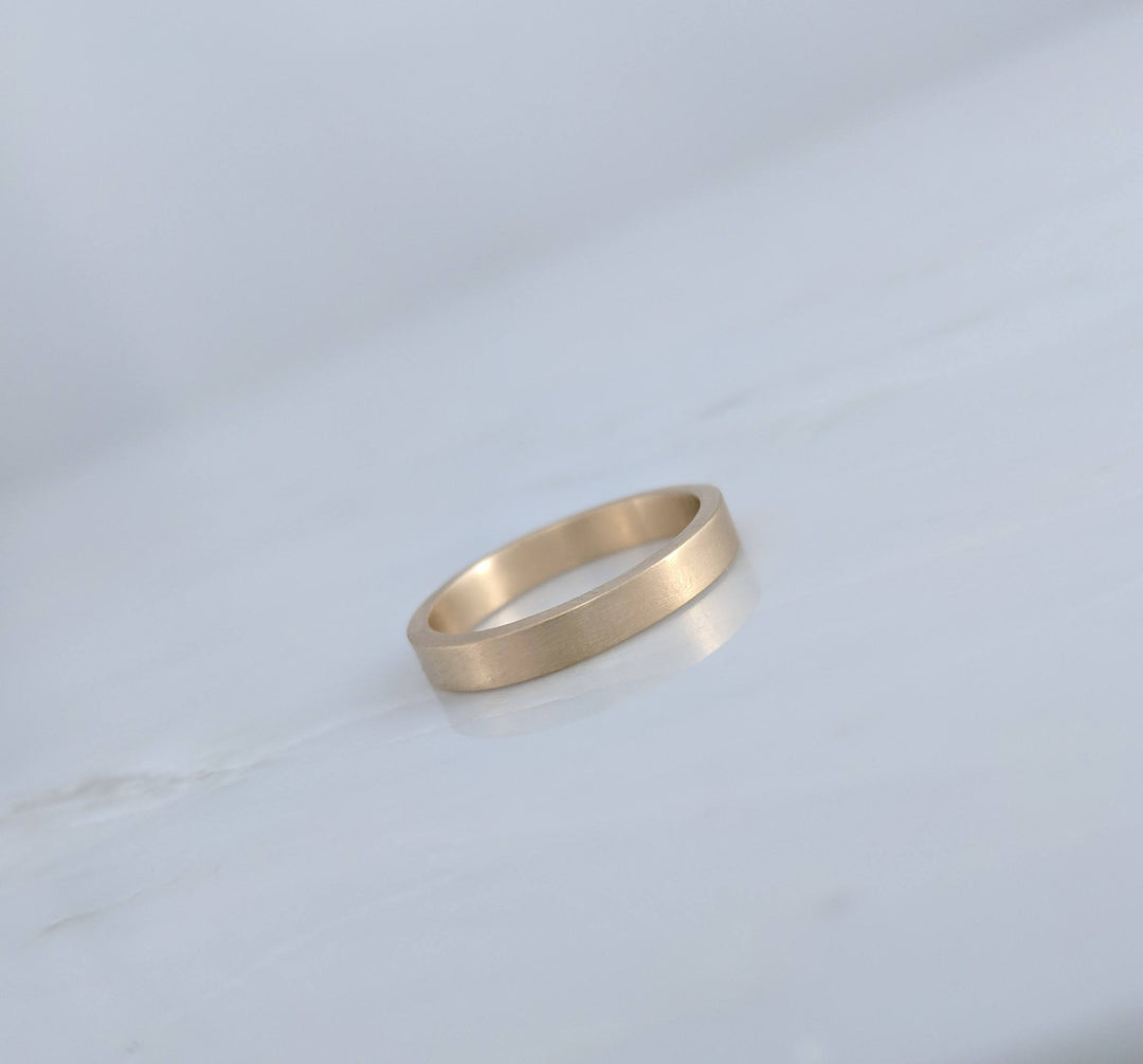 3mm Flat Band | 14K Yellow Gold