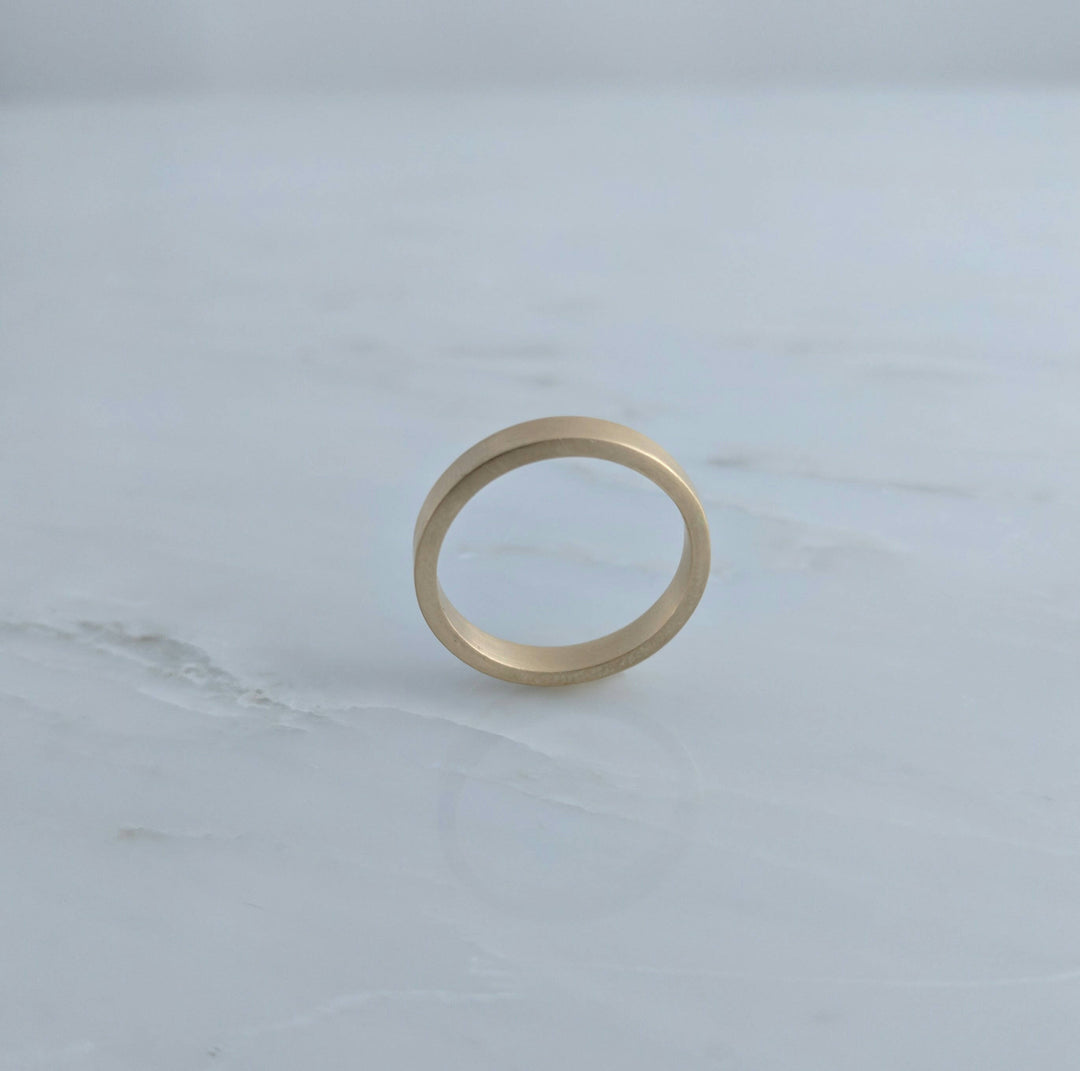 3mm Flat Band | 14K Yellow Gold