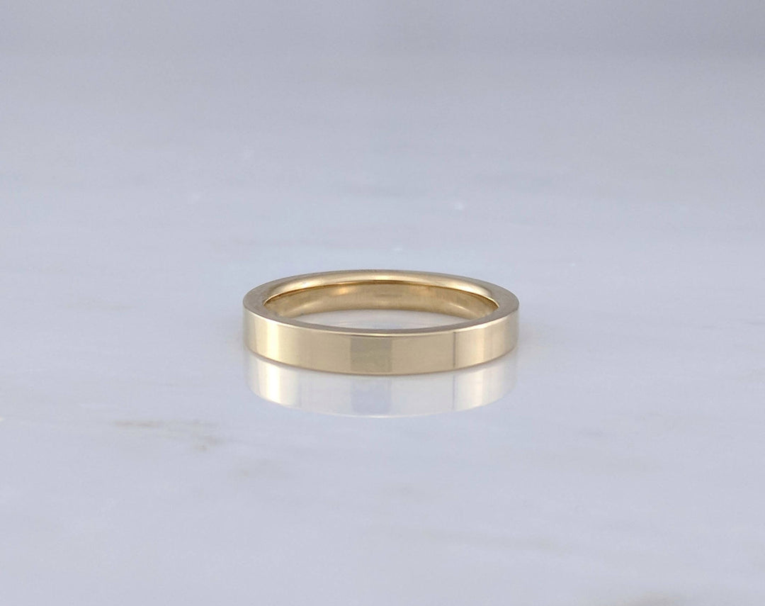 3mm Flat Band in 14K Yellow Gold