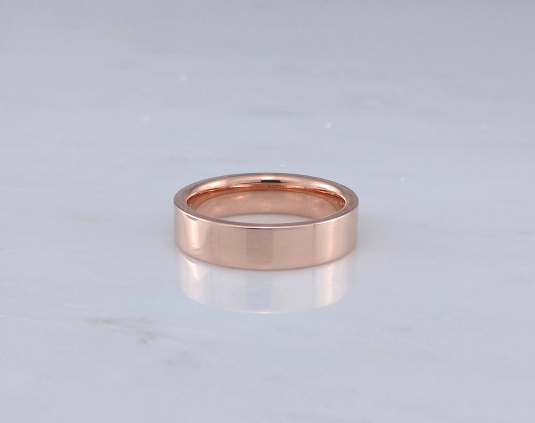 5mm Flat Band in 14K Rose Gold