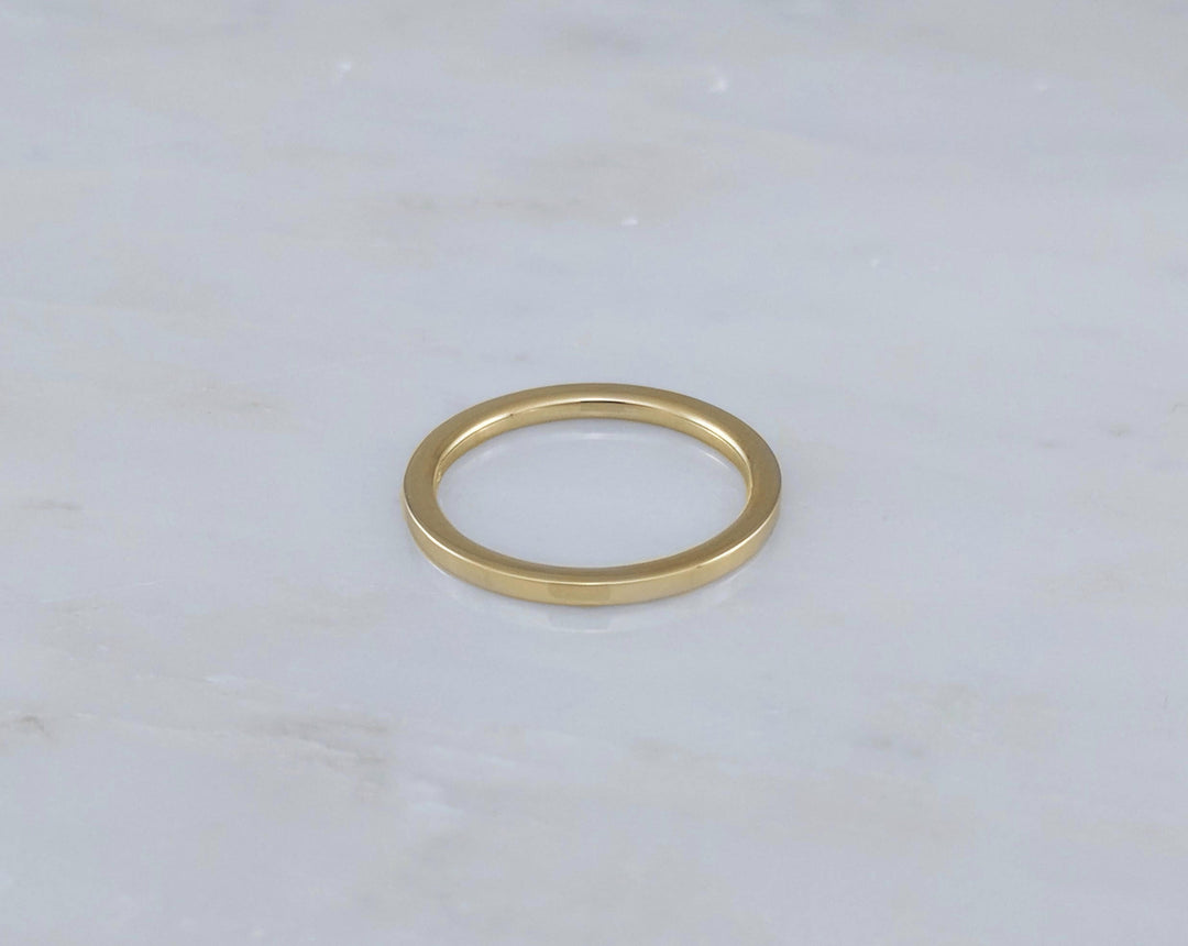 1.5mm Flat Band in 14K Yellow Gold