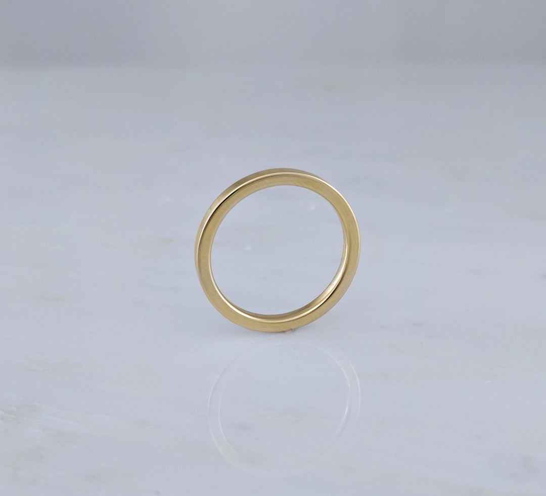 1.5mm Flat Band in 14K Yellow Gold