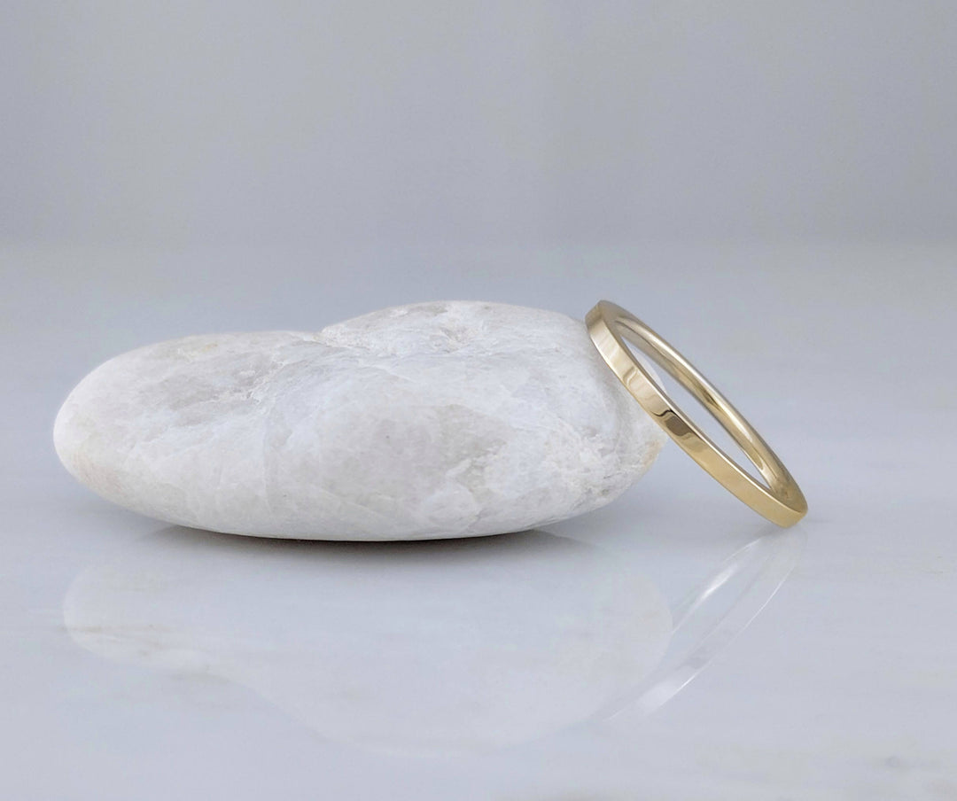 1.5mm Flat Band in 14K Yellow Gold