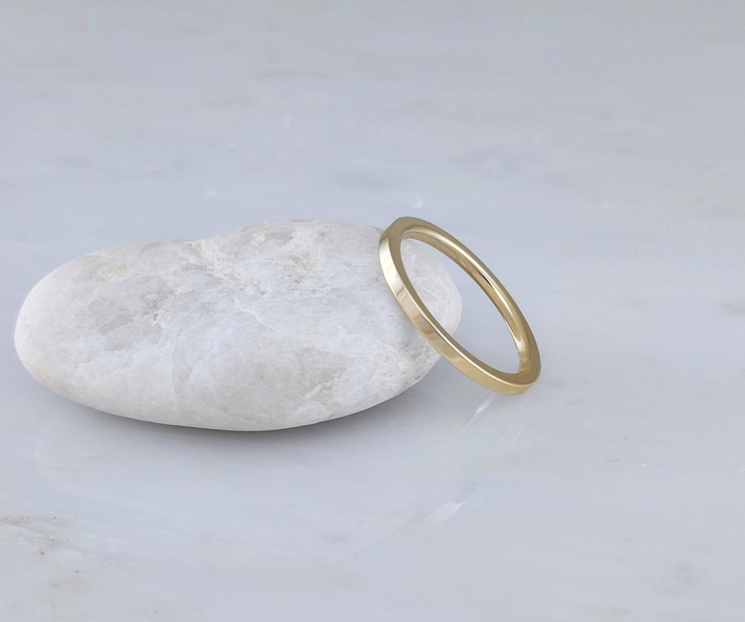 1.5mm Flat Band in 14K Yellow Gold