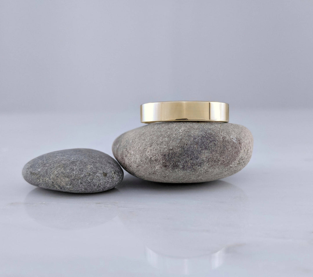 Men's 5mm 14K Yellow Gold Flat Band