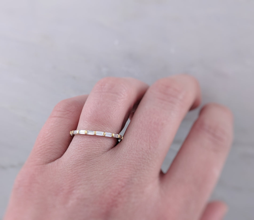 Baguette Ring in 14K Yellow Gold