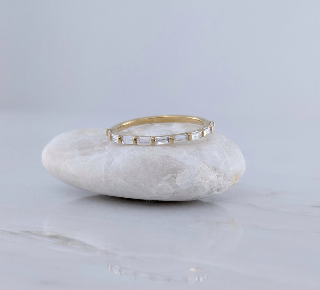 Baguette Ring in 14K Yellow Gold