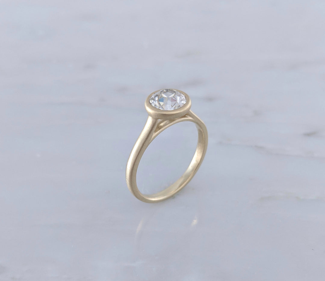 1 Ct Moissanite Ring, Moissanite Ring