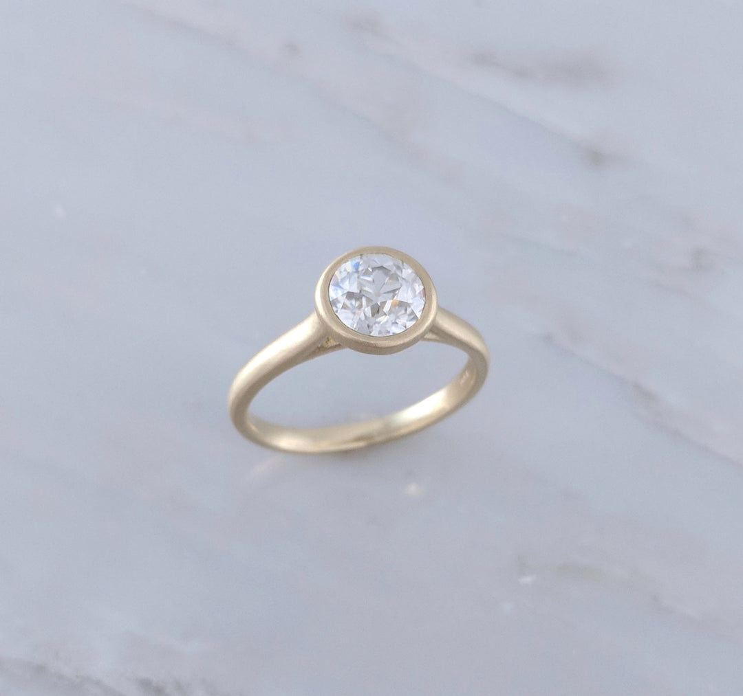 1 Ct Moissanite Ring, Moissanite Ring