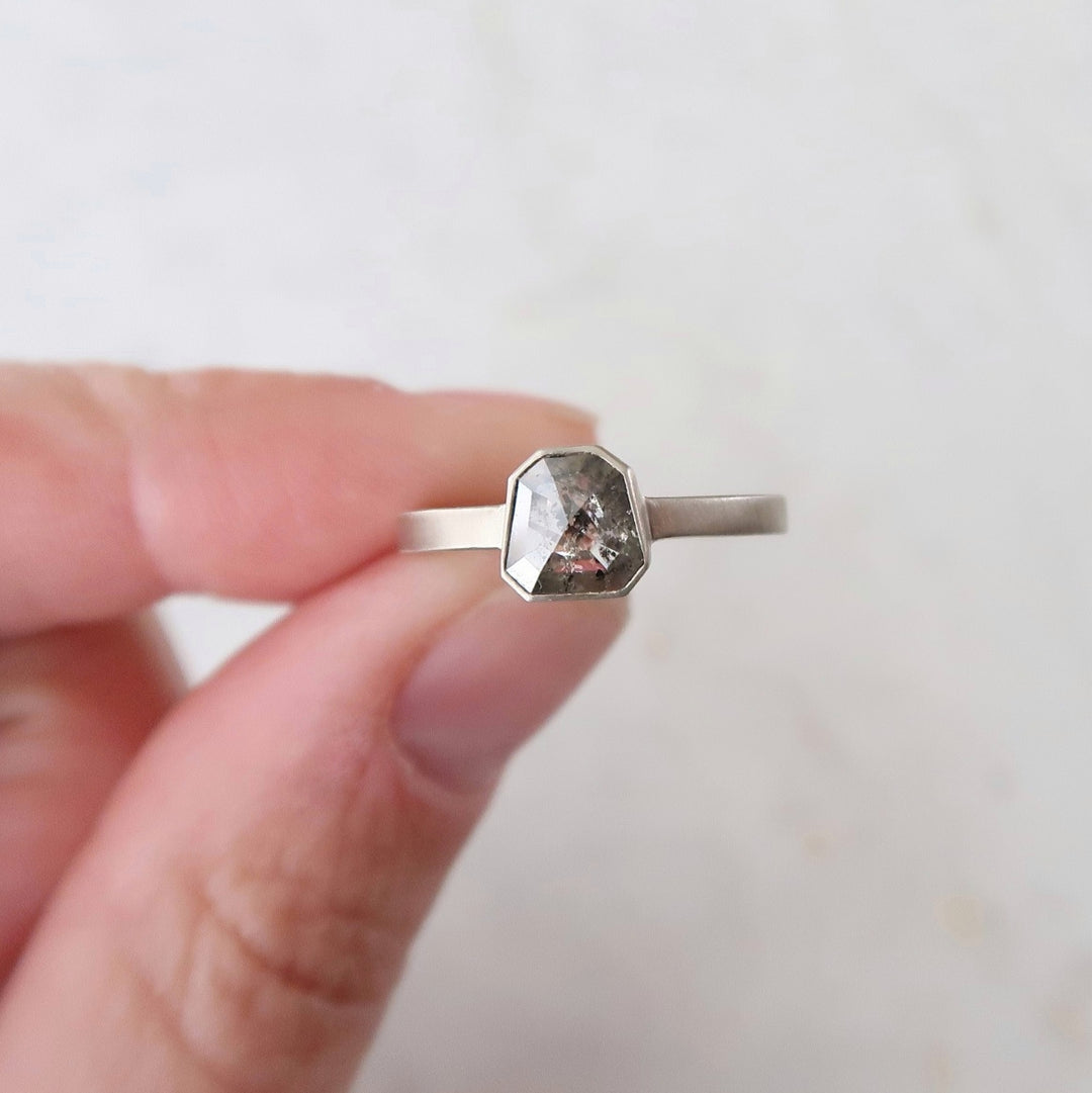 .82 Shield Cut Diamond Ring