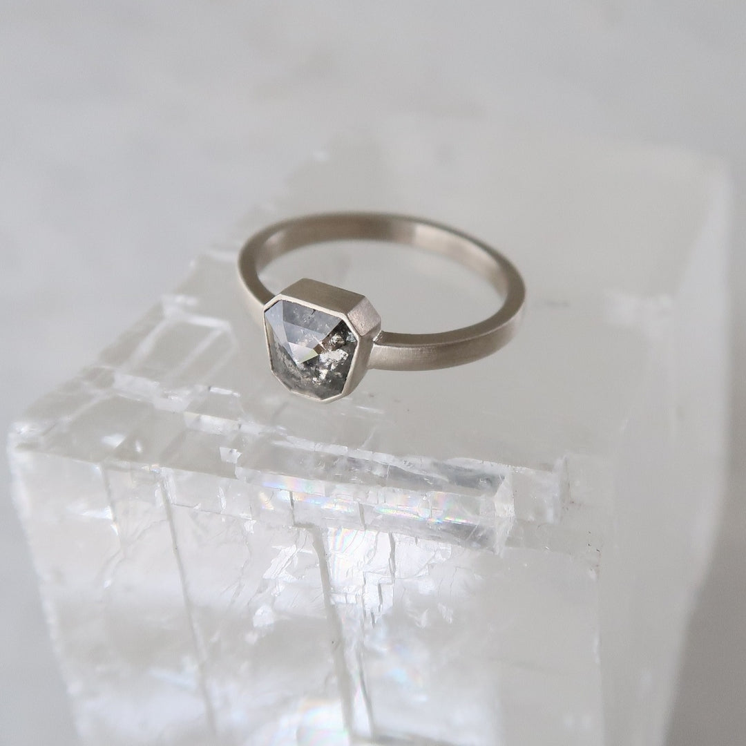 .82 Shield Cut Diamond Ring